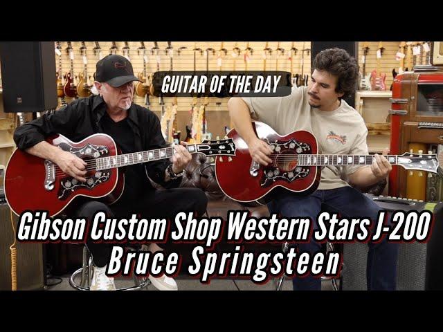 New Gibson Custom Shop Western Stars SJ-200 Bruce Springsteen | Guitar of the Day