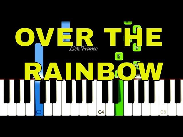 Over The Rainbow - Judy Garland | Piano Tutorial EASY