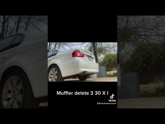 Muffler delete 330xi #bmwe90 #mufflerdelete #bmw