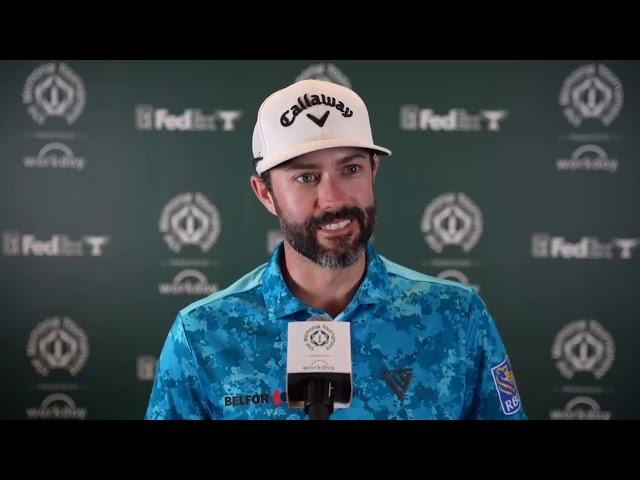 Adam Hadwin Friday Flash Interview 2024 Memorial Tournament presented by Workday