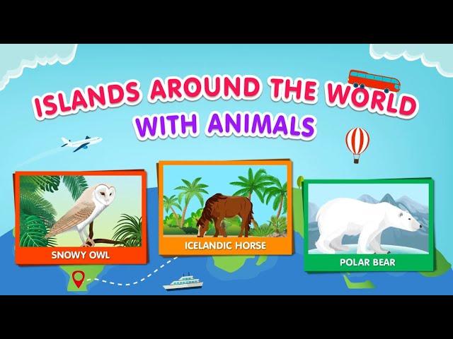 Top 10 Islands & Their Wildlife | Animal and Geography Educational Video