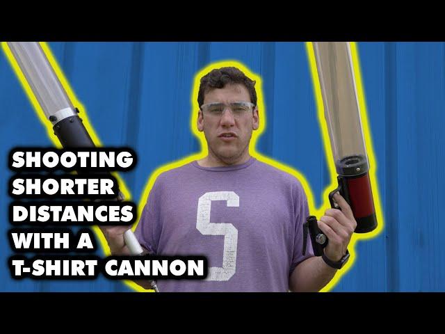 Shooting Shorter Distances with your T Shirt Gun