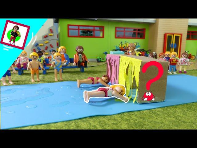 Playmobil Film "Mystery Wasserrutsche, wo rutscht du rein?" Familie Jansen / Kinderfilm /