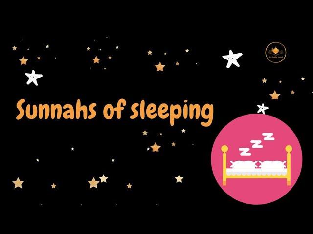 Sunnah that helps you sleep better | Sunnah of sleep |