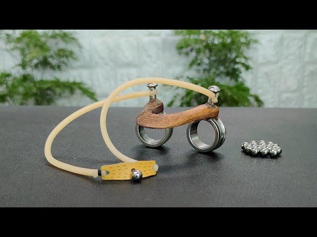 Best DIY slingshot | Compact, simple and use a new feeling | Wood Art TG