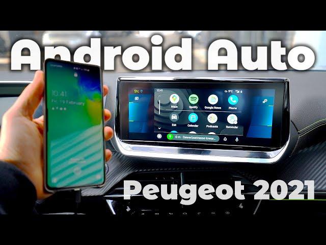 New Peugeot Android Auto Multimedia System 2021