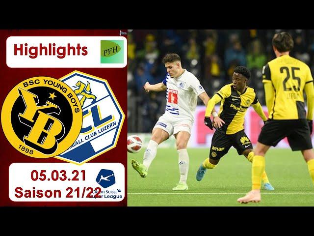 Highlights: BSC Young Boys vs FC Luzern (05.03.22)