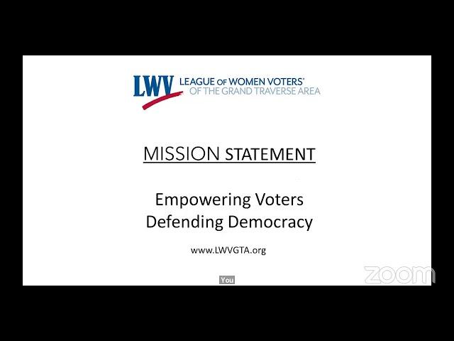 LWVGTA Educational Program: A Day in the Life of a Legislator