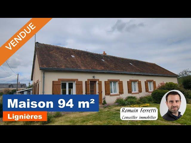 EXCLU vendue - Maison 94 m² Lignières