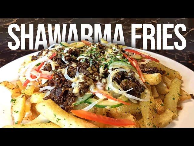 Shawarma Fries | Turks Shawarma Style | Hand Cut Fries Recipe Video #8