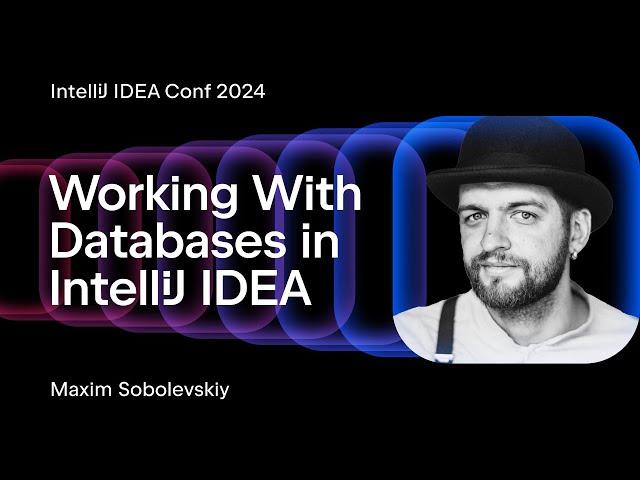 Working With Databases in IntelliJ IDEA