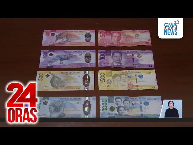 Grupong ATOM, pinuna ang bagong disenyo ng pera; Unang beses daw sa kasaysayan na... | 24 Oras