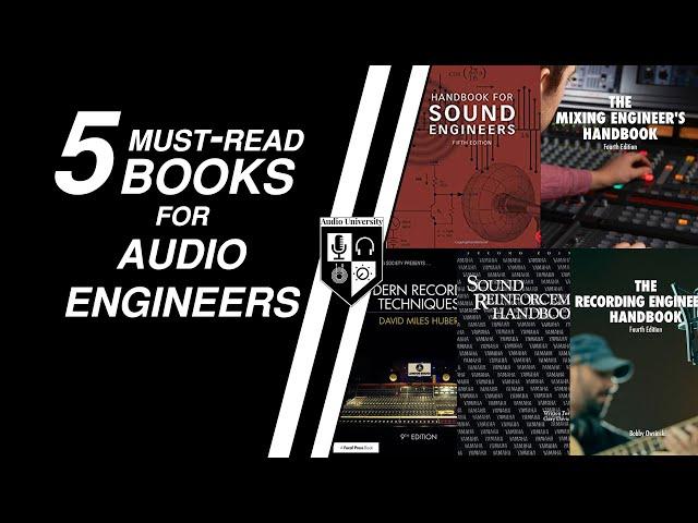 TOP 5 BEST BOOKS for AUDIO ENGINEERING