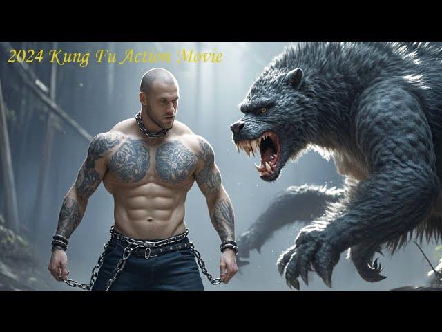 2024 Kung Fu Action Movie:A SF soldier,chained up,unleashes beast-like power to eliminate terrorists