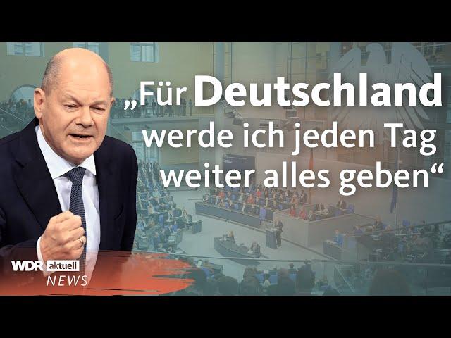 Olaf Scholz verliert die Vertrauensfrage: Wie es jetzt weitergeht | WDR Aktuelle Stunde