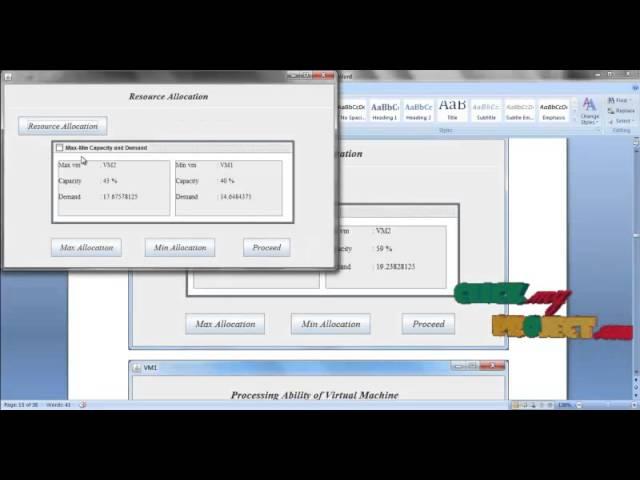 Final Year Projects | A Dynamic Optimization Algorithm for Task Scheduling in Cloud Environment