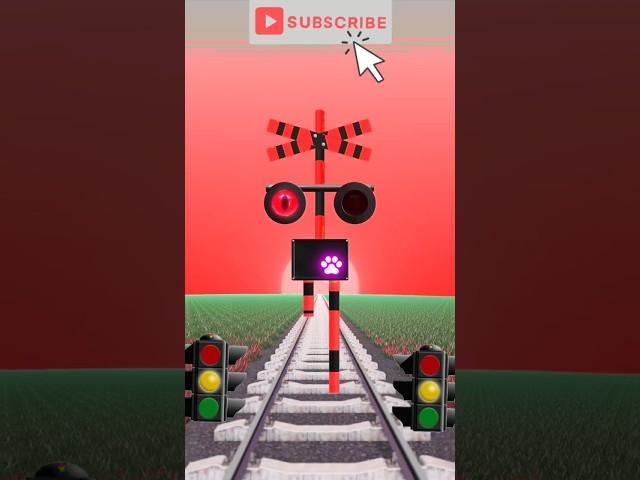 Run Railroad crossing and train #踏切 #animation #train #railroadcrossing #epicmoments #railway