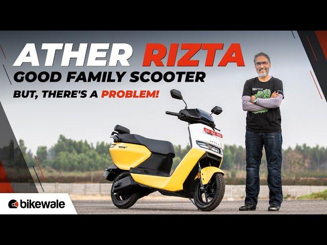 Ather Ritza Review | Better Family Scooter than TVS iQube? | Pros & Cons | BikeWale