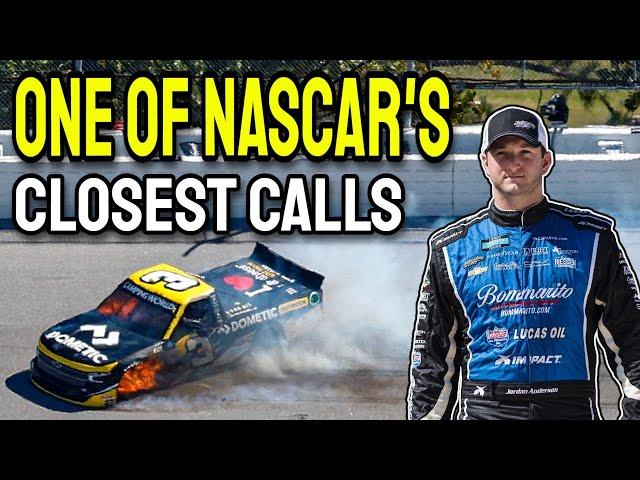 The Story of Jordan Anderson & His Nightmare Talladega Crash