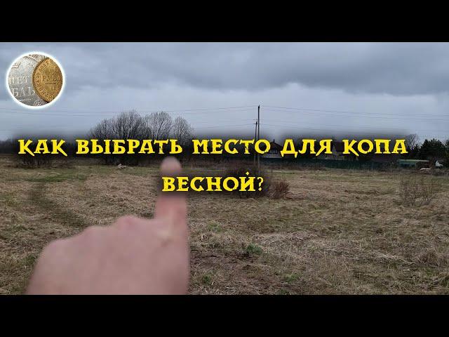 Как искать места для копа весной? Инструкция к поиску монет и кладов с металлоискателем