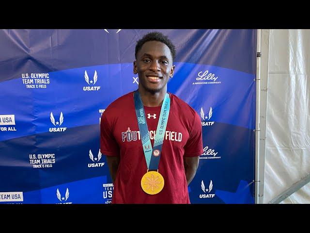 Salif Mane wins gold in triple jump at Olympic Trials