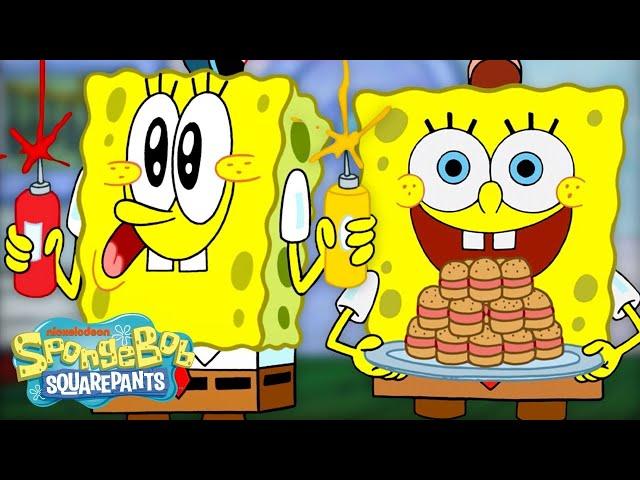 SpongeBob COOKING For 1 Hour Straight  | @SpongeBobOfficial