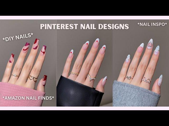 PINTEREST NAILS W/ GELX *EASY* *SAVE YOUR COIN*