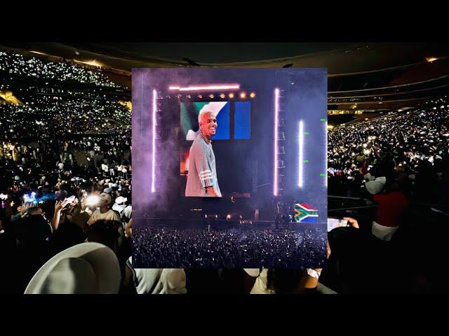 Chris Brown Performing Live In South Africa  At The FNB Stadium ️