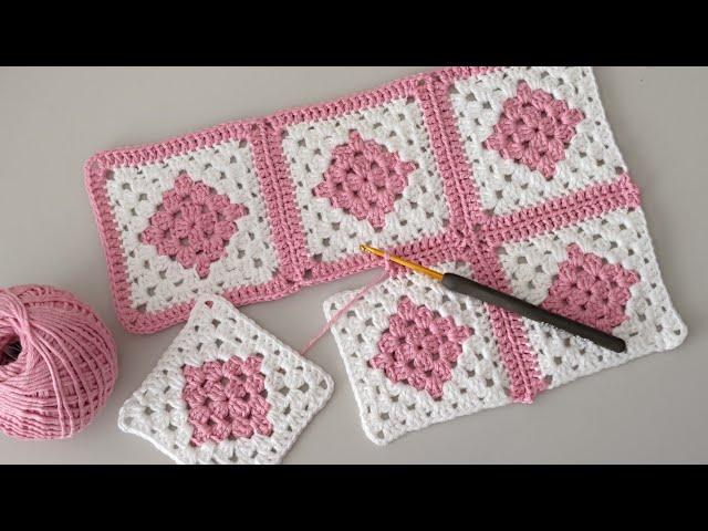 "This method of Joining Granny Squares will be Your All's Favorite | How to Join Squares Together"