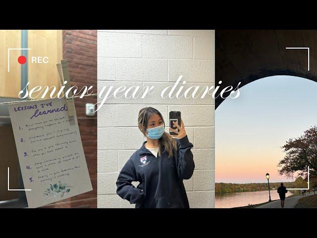 senior year diaries at upenn ‍| applying to grad school, imposter syndrome, nursing school