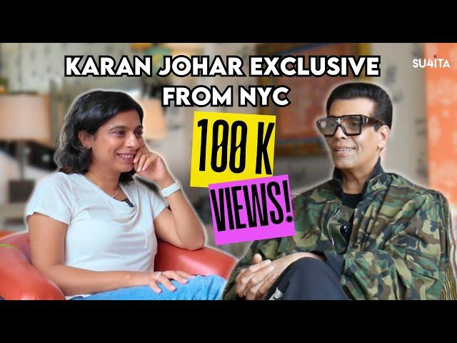 Karan Johar EXCLUSIVE Interview from NEW YORK | Sucharita Tyagi | Kill at Tribeca