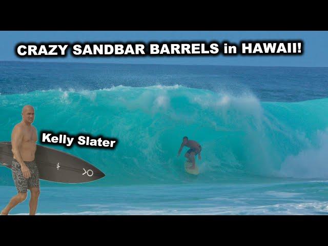 CRAZY SANDBAR BARRELS w/ KELLY SLATER!