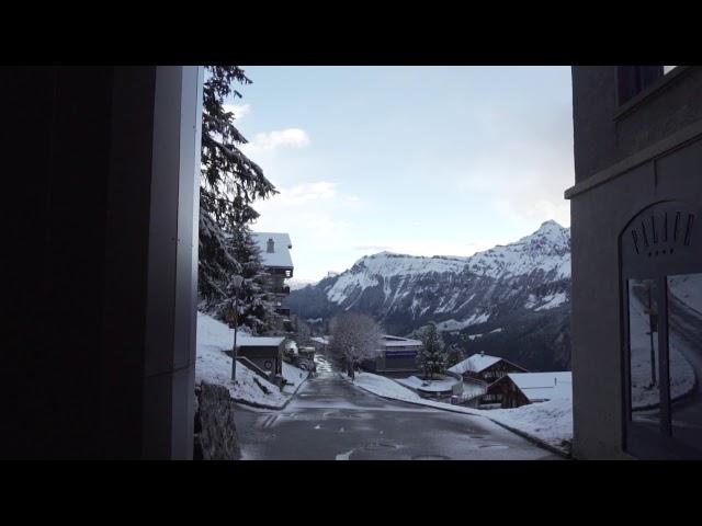 Switerzland Mountain Window View | Free Stock footage | Free HD Videos - no copyright