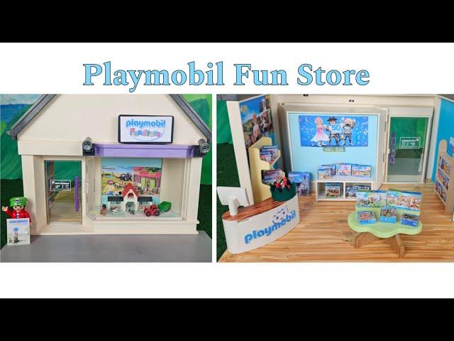 Playmobil Fun Store selber machen - DIY, Pimp my Playmobil, Deutsch | Familie Hund