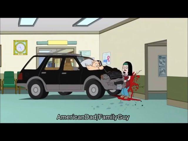 American Dad - Every Car Crash & Accident