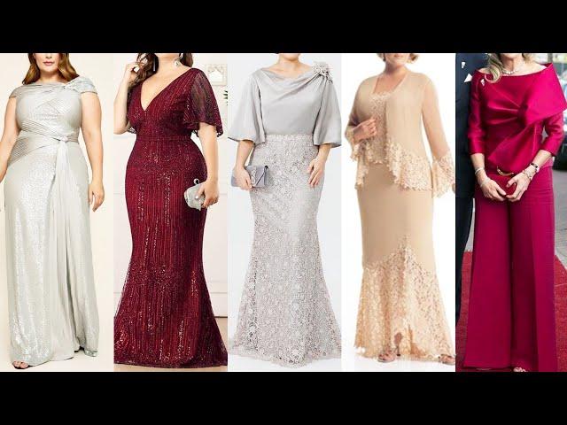 Latest Top Class Plus Size Mother Of The Bride Dresses 2021//Mother Of The Groom Dresses Part 2