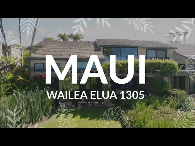 Maui Vacation Rental Wailea Elua 1305