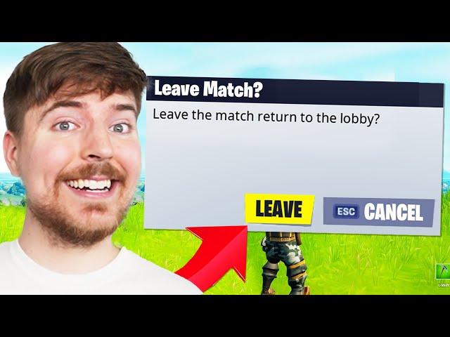 Fortnite, but MrBeast Controls My Game!