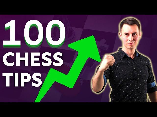 100 Important Chess Tips For Beginners & Intermediate Players