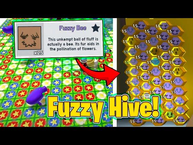 I Finished My Fuzzy Hive in Bee Swarm Simulator!