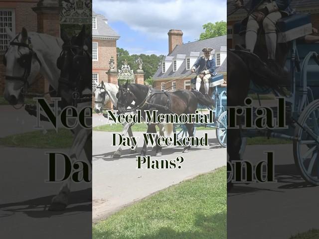 Plan a trip to Colonial Williamsburg #travelvideo