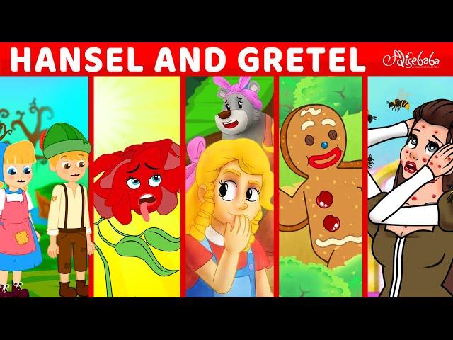 Hansel and Gretel + Goldilocks + Lazy Girl | Bedtime Stories for Kids in English | Fairy Tales