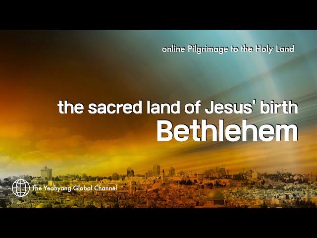 online Pilgrimage to the Holy Land_1 / the sacred land of Jesus' birth_Bethlehem