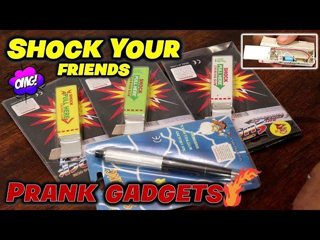 Shock Your Friends | Shocking Electric Prank Chewing Gum & Pen Review | Gag Joke Toy | Prank Gadgets