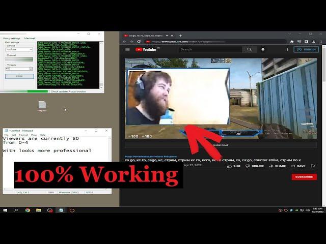 How to YouTube Viewbot - Increasing viewers / New program [2022]