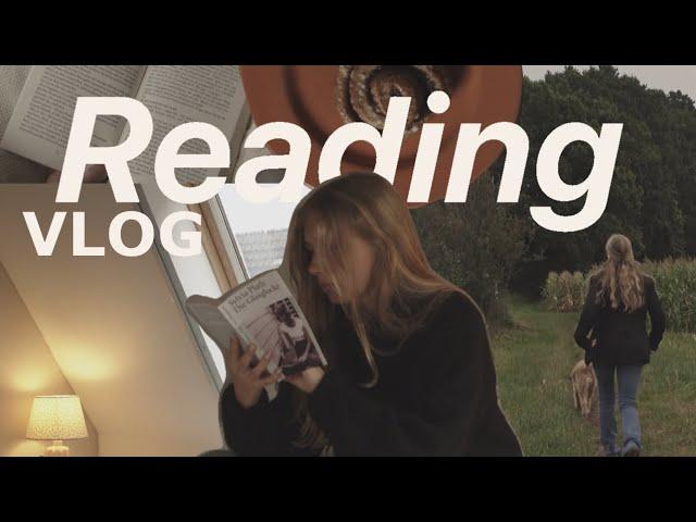 Gemütlicher Reading Vlog ️// Herbst Vibes, neues Buch beginnen & Zimtschnecken essen