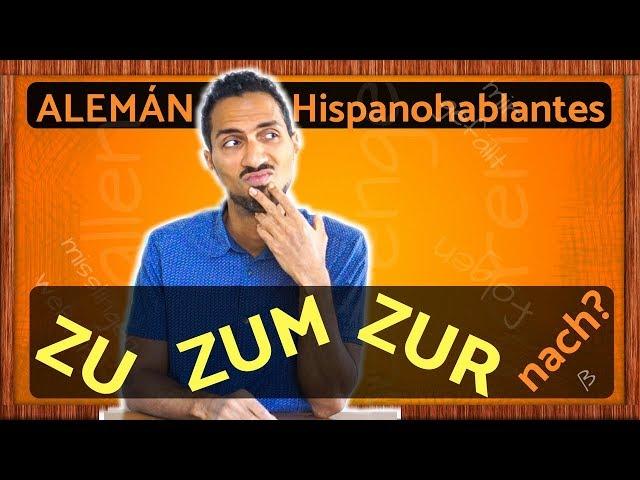 ¿Cuándo se usa ZU, ZUM, ZUR, NACH en ALEMÁN? - Aprender Preposiciones