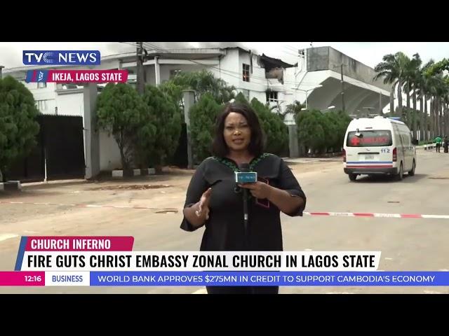 Fire Guts Christ Embassy Updates; Ivy Kanu Gives Updates