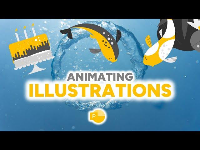 Easy PowerPoint Presentation Animation using in-built customisable Illustrations. A quick tutorial.