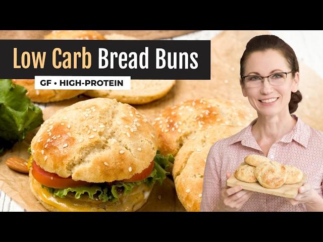 Gluten-Free Buns | Low Carb & High-Protein with Almond Flour Recipe